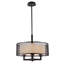 Lustre tambour 4 lumières Godric