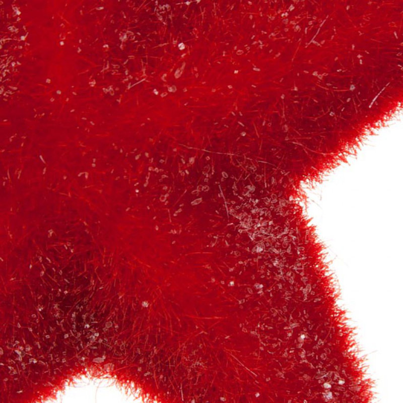 15cm Astrology & Stars Holiday Shaped Ornament, Red