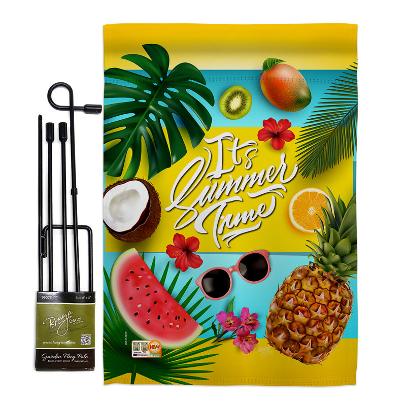 Ensemble de 2 faces 1 pi 6,5 po x 1 pi 1 po "fruity time" , fun