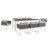 Modway Stance Outdoor Patio Woven Rope 9-Piece Dining Furniture Set-2124372149