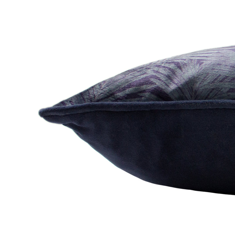 Quaniece Rectangular Cushion, Navy, Feathers