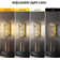 Hemingford Crystal LED Flush Mounted Sconce