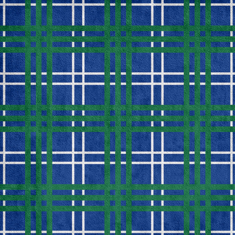 Serviette de plage de luxe Seattle football, Mélange polyester-coton, Bleu/blanc/vert