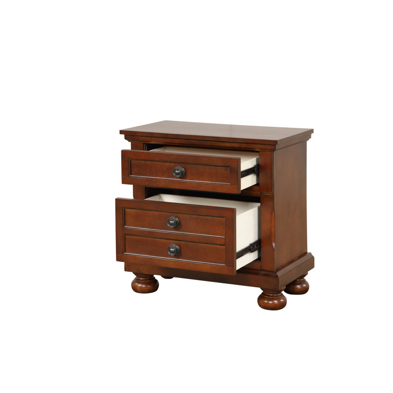 Manlius 2 - Drawer Nightstand, Cherry