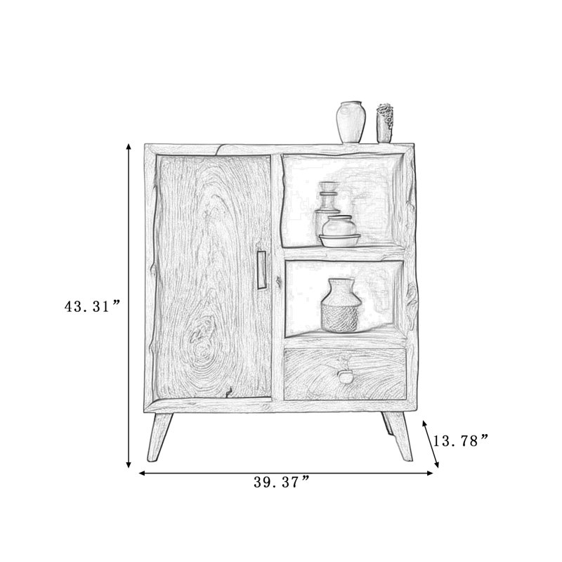 Modern Solid Wood Sideboard