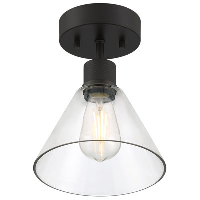 Southglenn Glass Semi Flush Mount