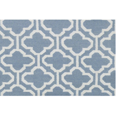 Penelope Geometric Wool Hand Woven Area Rug