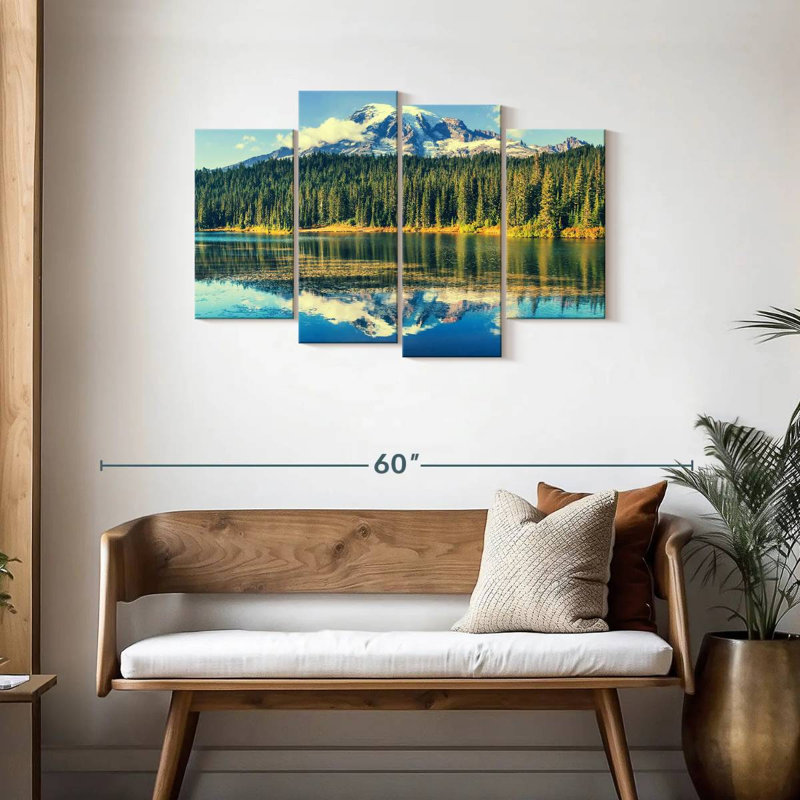 Alvord Panoramic Mt. Rainier, 27"H x 43"W