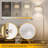 66'' Gold Arched Floor Lamp