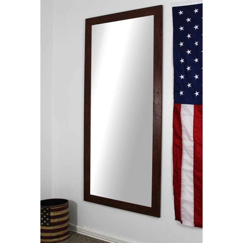 Miroir pleine grandeur Orlo, Noyer foncé, H 70,5 po x l 32 po