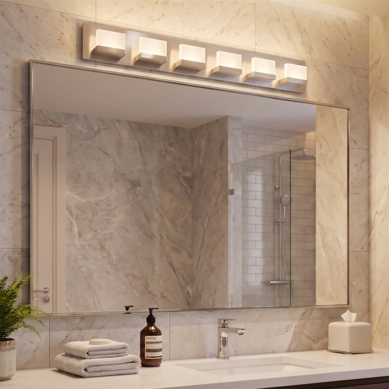 Aianna 6 - Light Dimmable LED Bath Bar