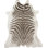 Acadia Animal Print Area Rug in Gray