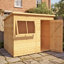 Perugia 8 Ft. W x 6 Ft. D Shiplap Pent Shed-29356117