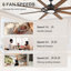 Ventilateur de plafond 72 po Modern Farmhouse