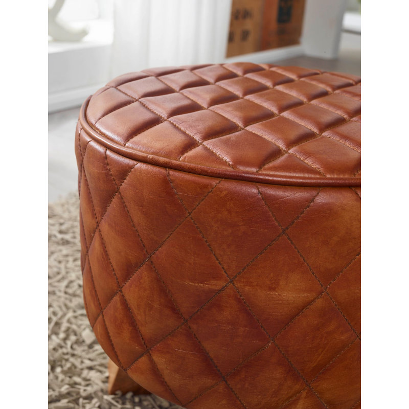 Remi 35cm Wide Round Standard Ottoman