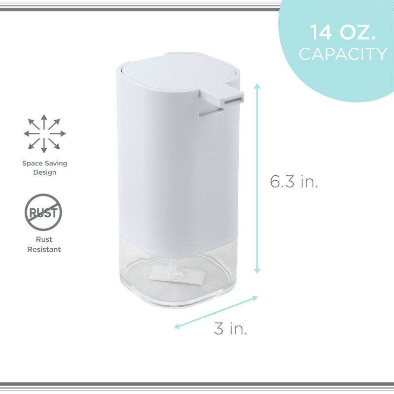 Distributeur de savon Brexton, Blanc