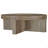 Round Solid Mango Wood Coffee Table