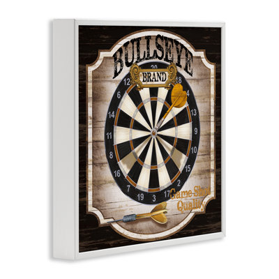 «Rustic Bullseye Darts Game», estampe numérique de Conrad Knutsen