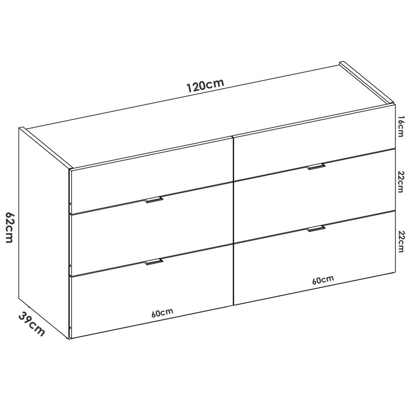Abdalrhman 6 - Drawer Rectangle Accent Chest