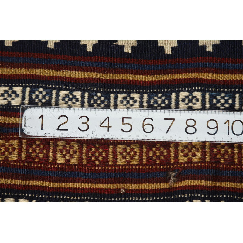 Tapis traditionnel géométrique kilim 5 x 8