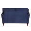 Velours rembourré 1pc Comfort Loveseat-961157275