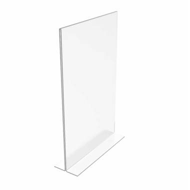 Fixturedisplays® Plaxiglass Acrylic Easel Stand Book Holder Product  Glorifier With Lip 2.5 Wide 100830