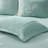 Oversized Cotton Jacquard Comforter Set Aqua King-130717154