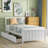 Santa Monica Twin size Platform Bed with Two Drawers-1404422621