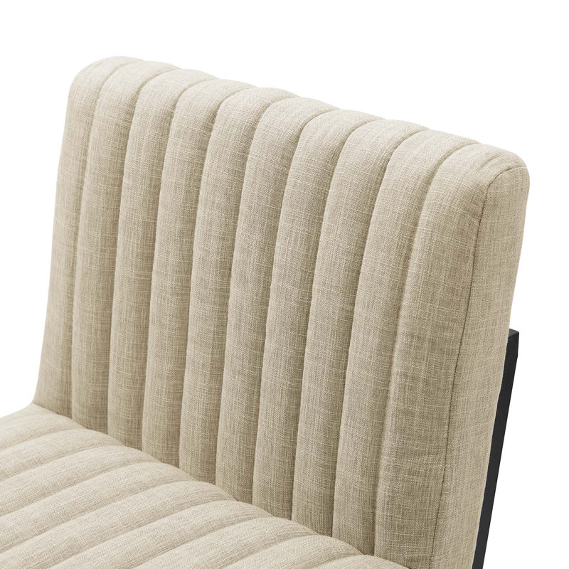 Tabouret de bar Indulge, Tabouret de bar (siège d'une hauteur de 26,5 po), Mélange de polyester beige, 1