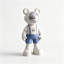Statue astronaute de sol autoportante astronaute avec casque transparent-1200875664