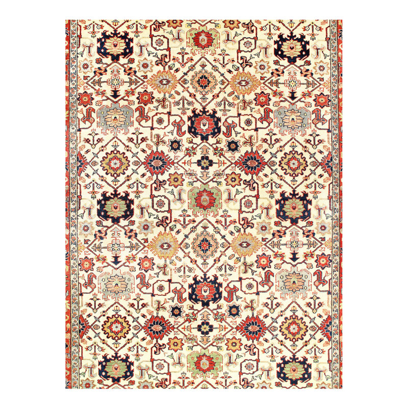 Tapis unique en laine nouvel âge 8 pi 9 po x 11 pi 11 po Maslynn