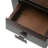 Artisan 21"W Solid Wood Transitional Square End Table with Drawer and Tapered Legs-1187834105-1187834104