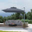 Parasol de patio extérieur carré 11 pi (sans base de parasol) 11 pi