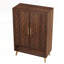 Armoire de rangement pour chaussures 31,5 "en bois avec portes