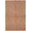 Tapis Kensington traditionnel audacieux de style persan, orange, ivoire, or, vert et gris, lavable en machine, antidérapant, à poils courts, pour l'intérieur et l'extérieur, adapté aux animaux domestiques, idéal pour le salon, la chambre, la salle à manger, l'entrée, le couloir ou le bureau.-189467949