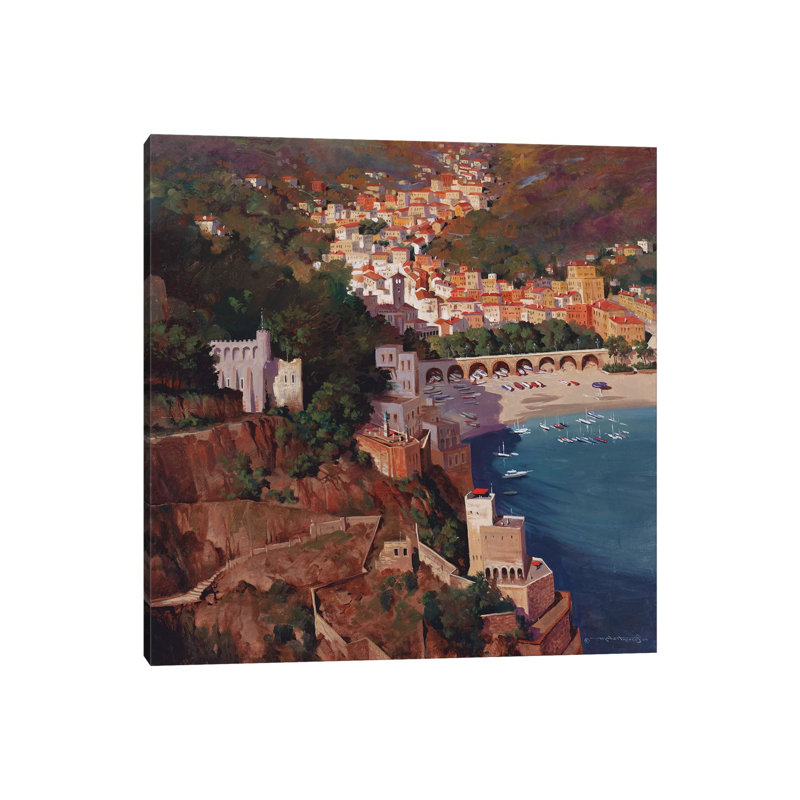 Italian Shores - impression sur toile tendue, 12" H x 12" W x 0.75" D