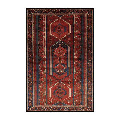 Tapis brun lavable à la machine