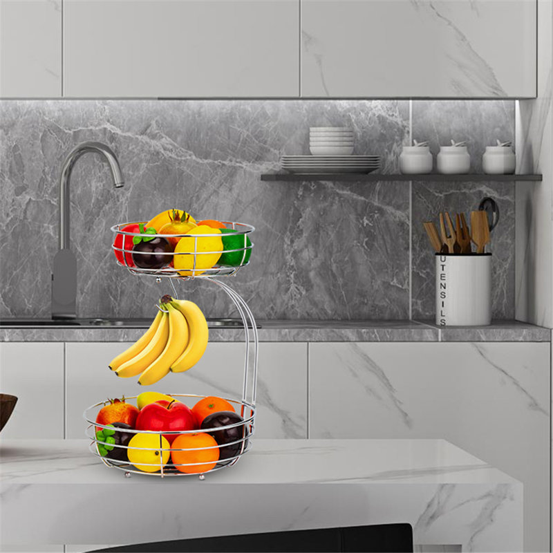 Benfer 150 oz liq. Bol à fruits, Argent