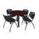 Albaugh 42" L Round Breakroom Table