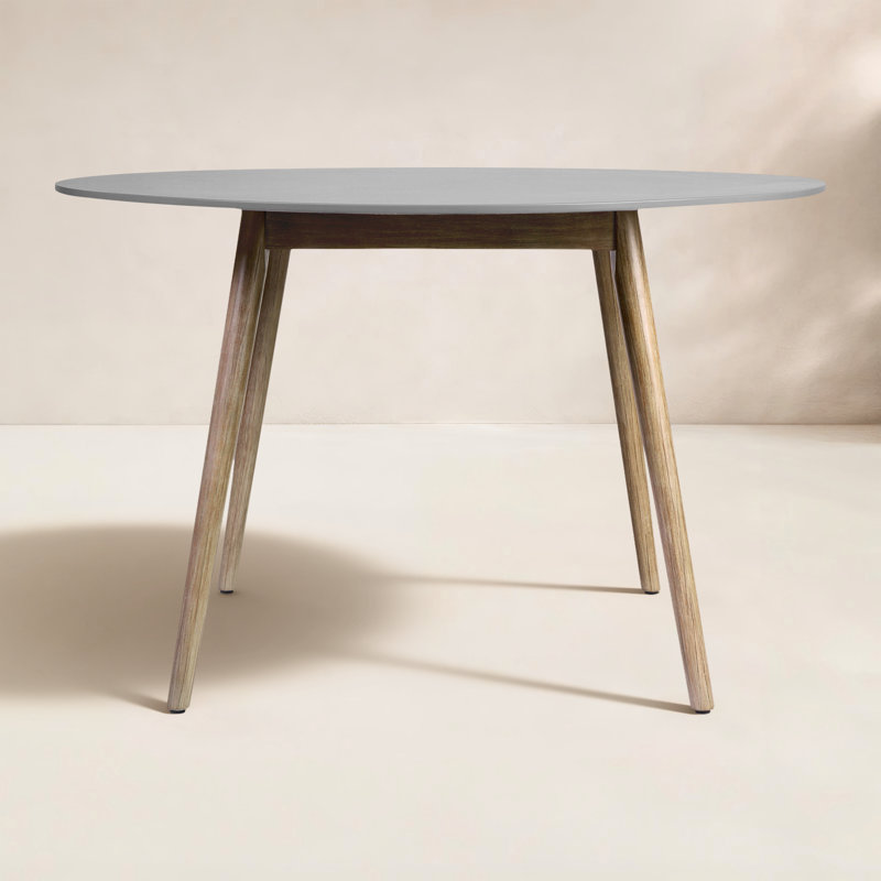 Table de salle à manger Chassitty, H 30 po x l 47 po x P 47 po, Naturel