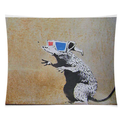 Tapisserie de verres en polyester de rat