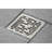 Kingston Brass Watercourse 4-Inch Square Grid Shower Drain with Hair Catcher-50266428