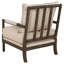 Fauteuil d'appoint rembourré beige et naturel Herndon-327846183-271158091