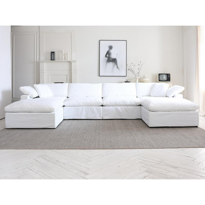 Canapé modulaire surdimensionné avec canapé-repose-pieds 2 pièces Andersons