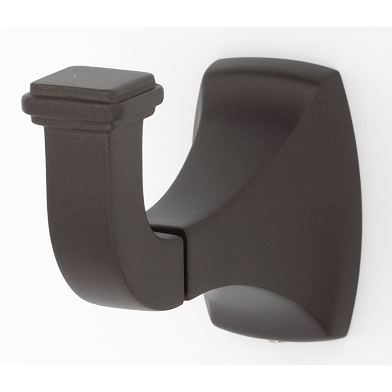 Single Robe Hook, Chocolate Bronze