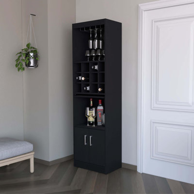 Bar avec rangement pour bouteilles de vin