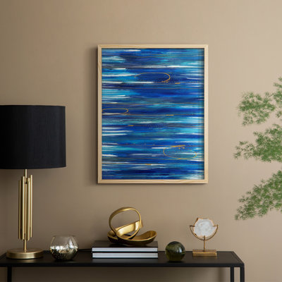Waterworld Framed Print - Solid Wood