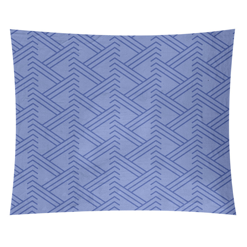 Jordao Polyester Tapestry, 51" H x 60" W, Blue