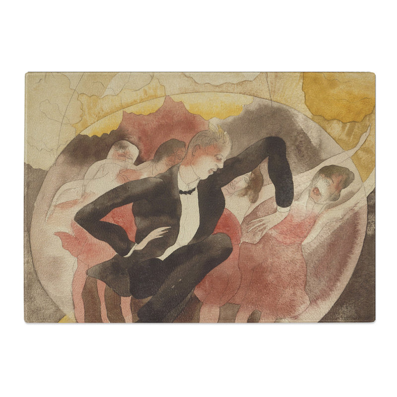 Dancer with Chorus by Charles Demuth Chopping Board, 28.5cm W x 39cm L