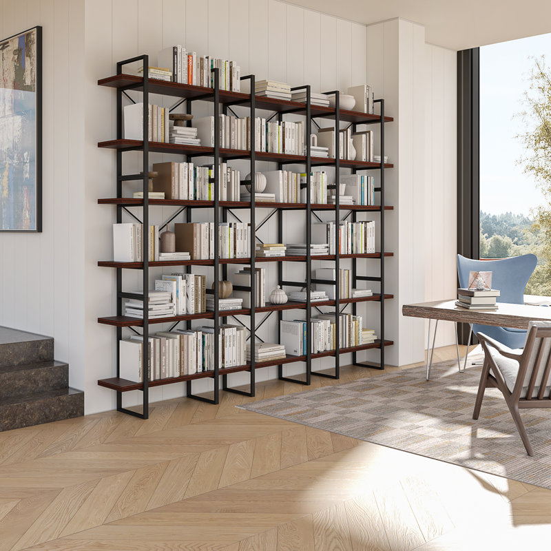 Bibliothèque en fer Onagre H 85 "x l 106", H 85 po x l 106 po